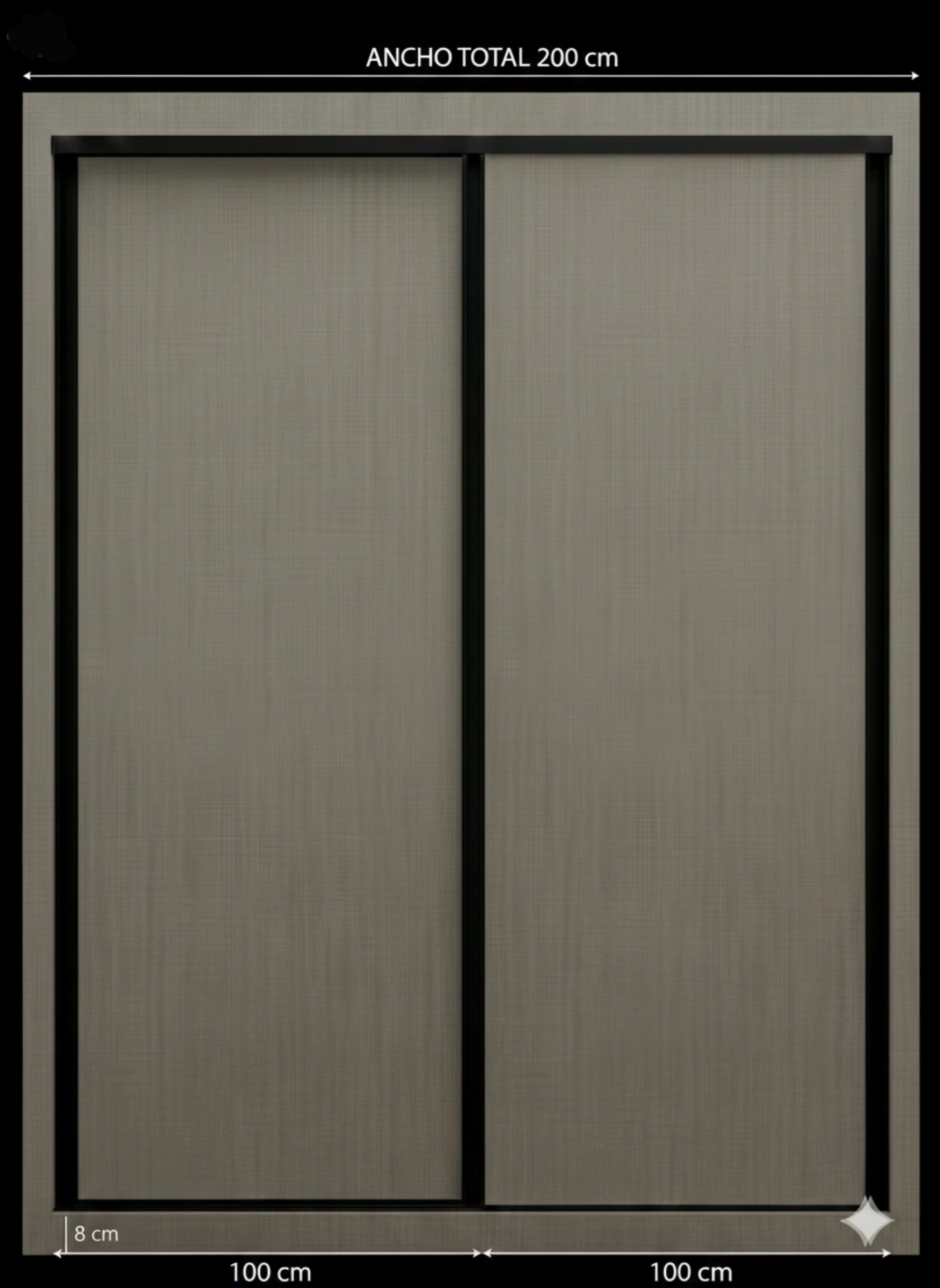 Puerta corredera Textil Captus